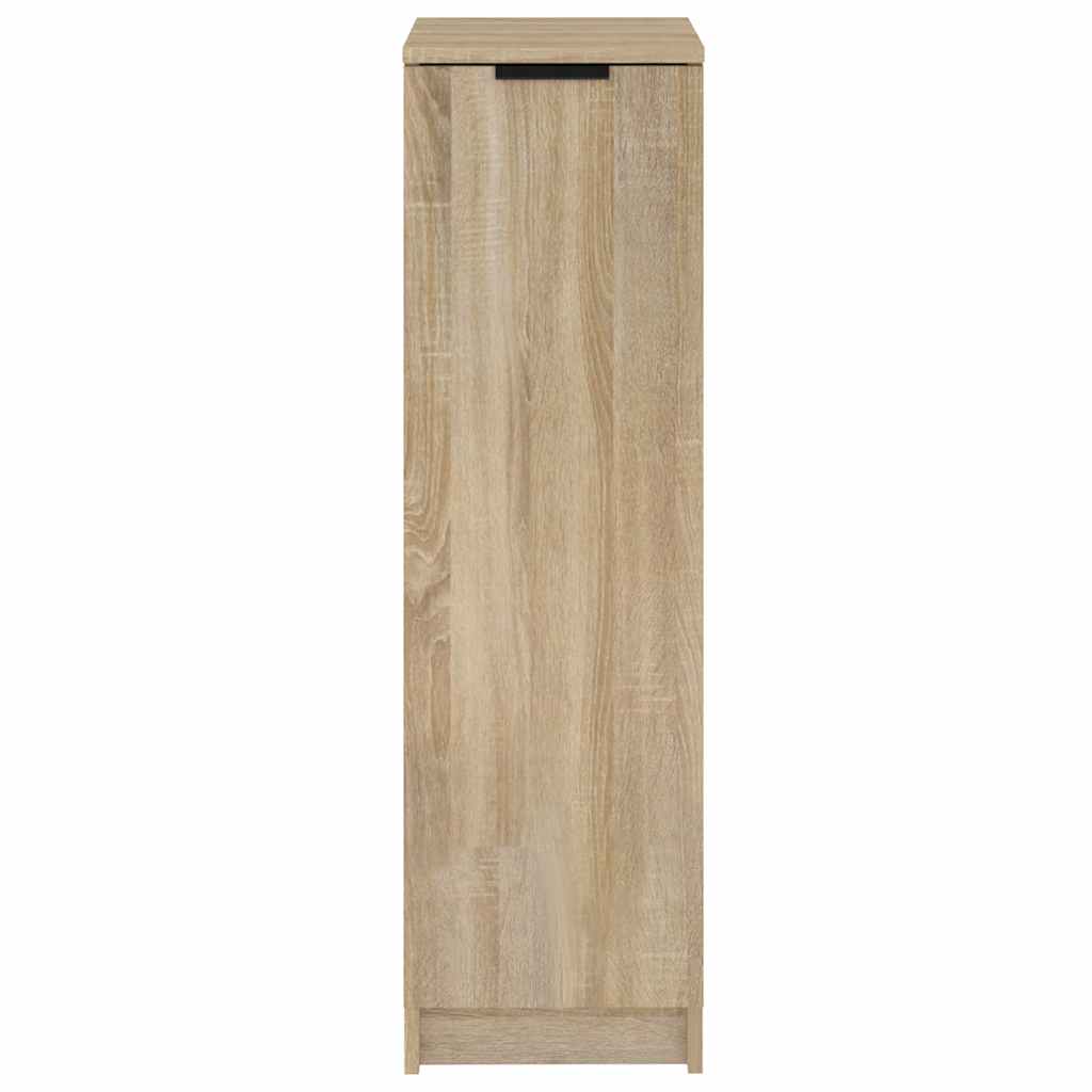 Shoe Cabinet Sonoma Oak 30x35x100 cm Engineered Wood